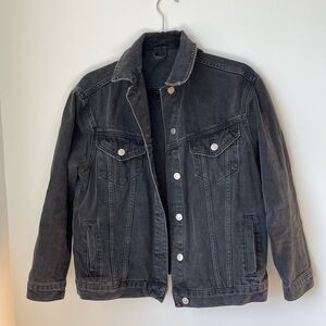 Classic Black Denim Jacket